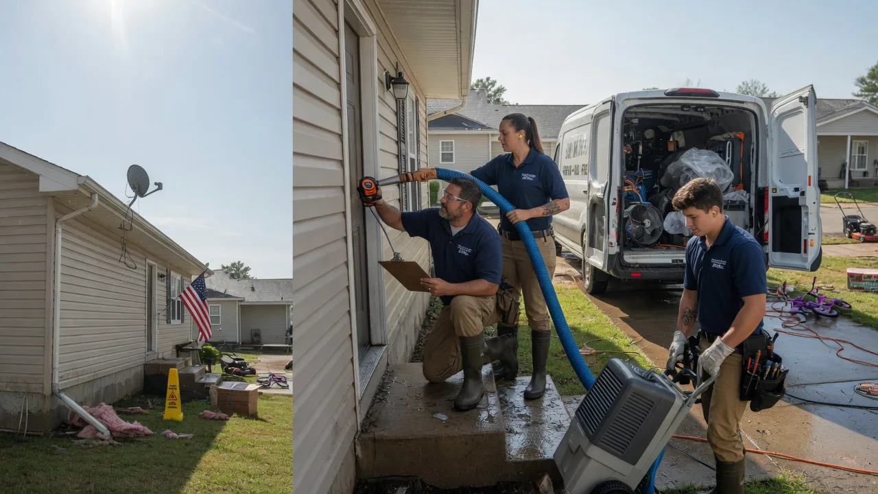Ceiling Water Damage Restoration in Parkman, WY near me